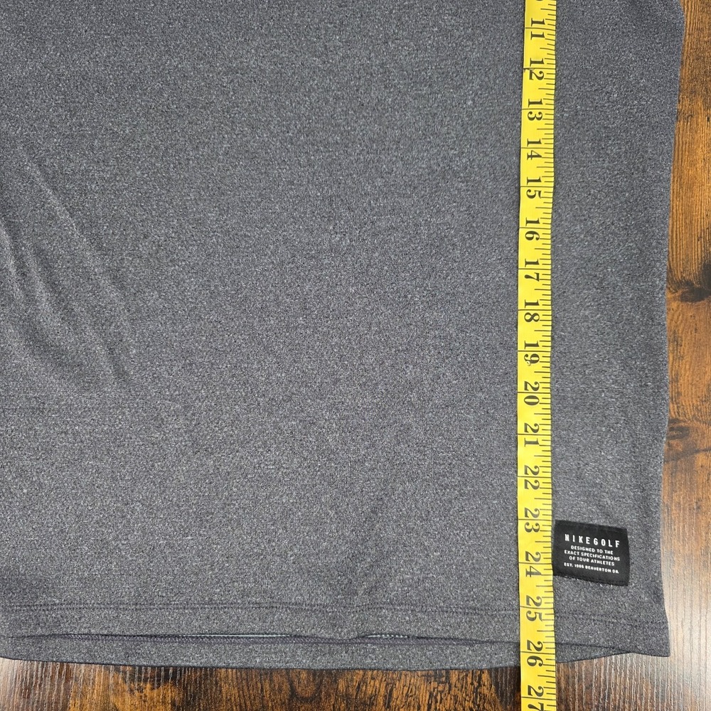 Nike Pullover‎ Mens M Gray Golf Dry Core 1/4 Zip Sweater Long Sleeve Cover Up - Picture 7 of 7
